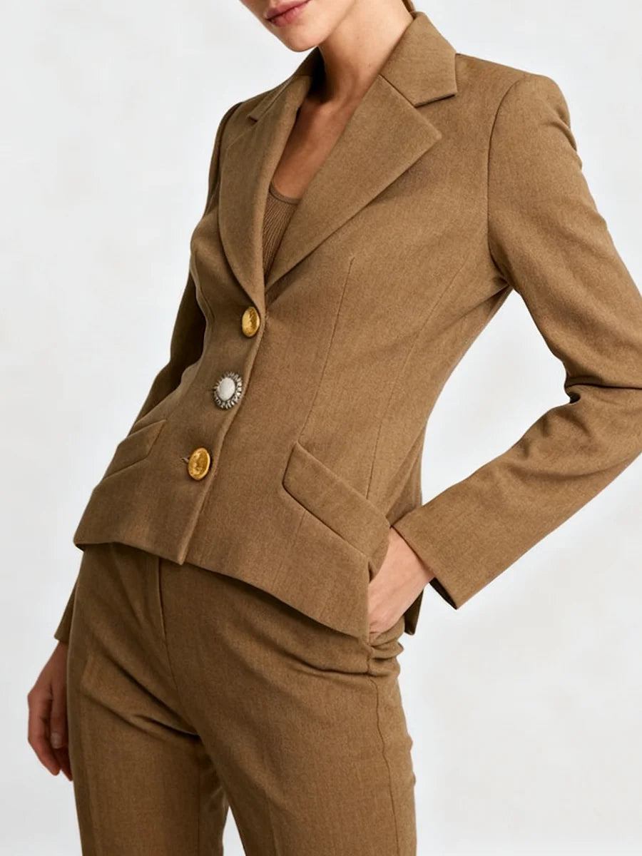 MIRÉLLE Single-Breasted Blazer