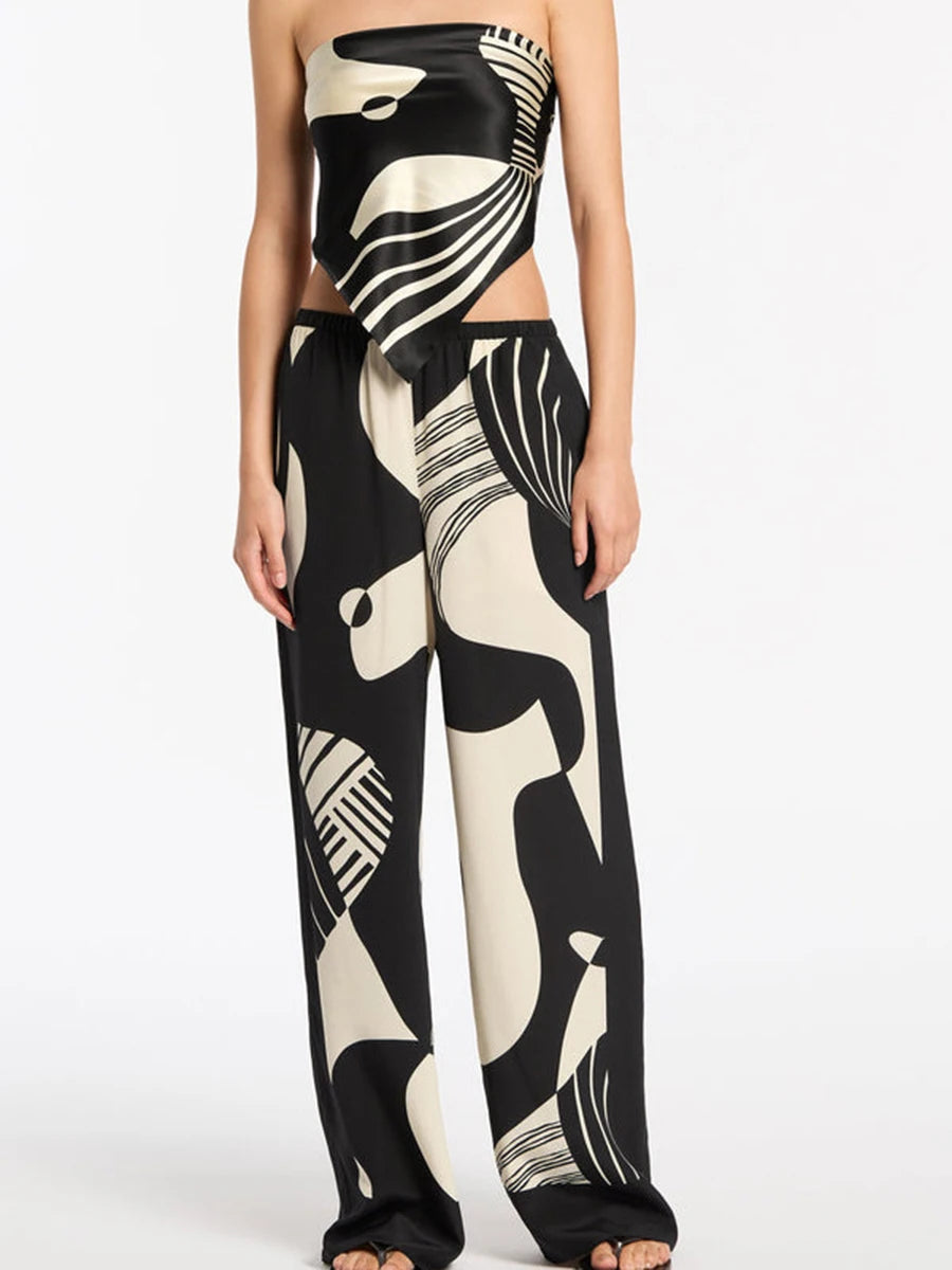 MIRELÈNE Strapless Two-Piece Set