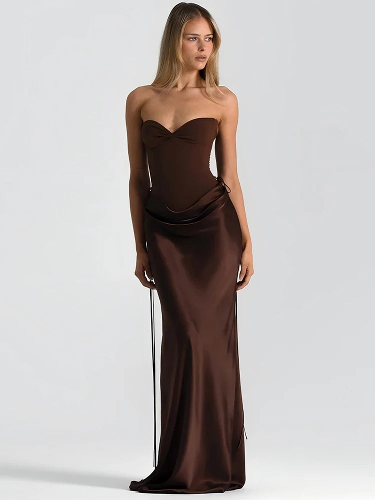 ARLÉONE Backless Maxi Dress
