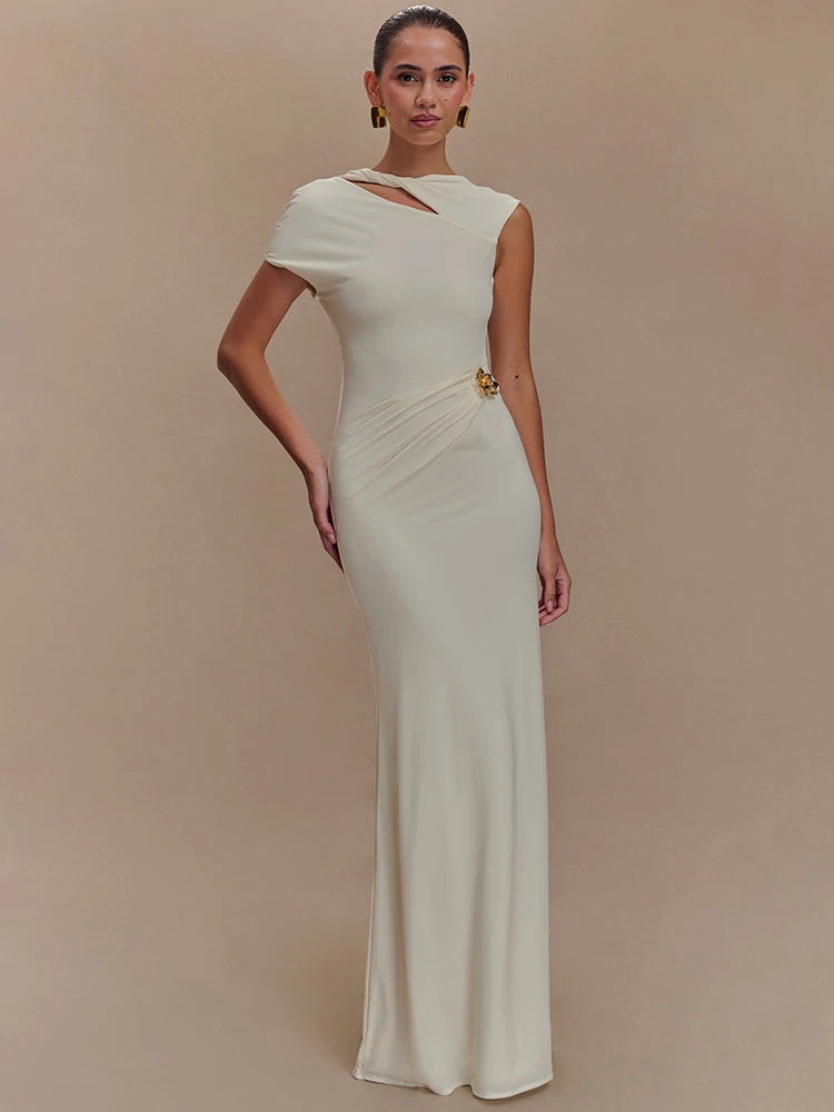 SOLÉ Backless Maxi Dress
