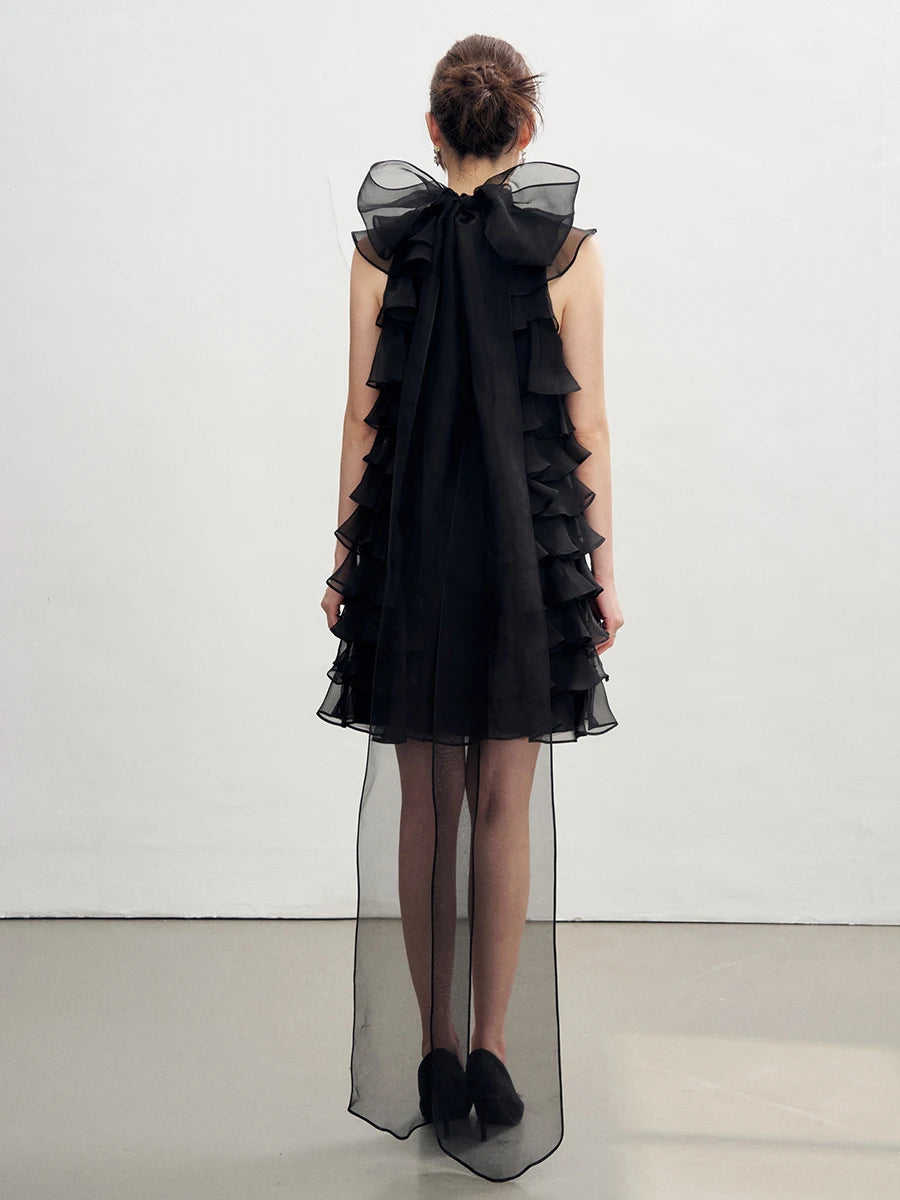 ALYSIEN Ruffle Mini Dress